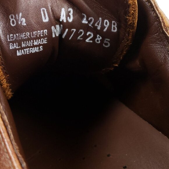 Neil M. Men's Size 8.5 Brown Leather Plain Toe Oxford - Picture 8 of 9